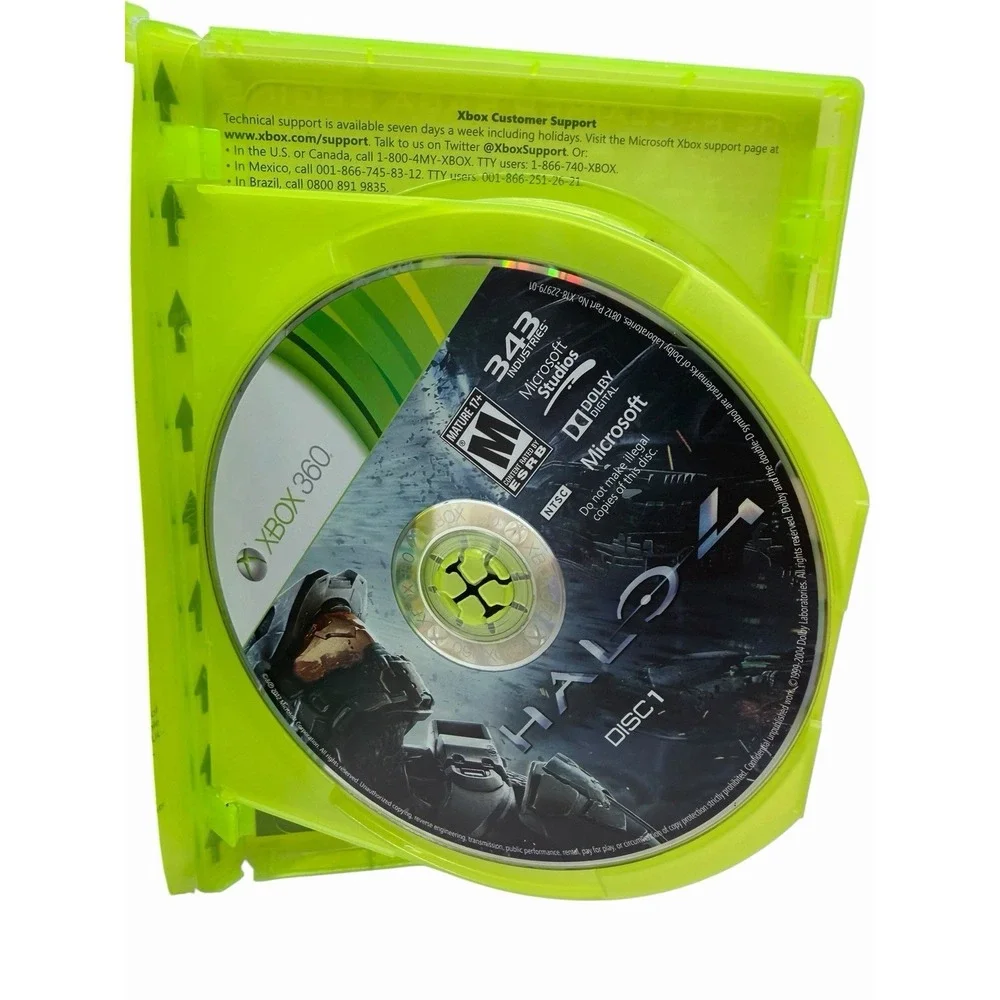 Halo 4 Xbox 360 Complete 2 Disc Set No Manual Tested Authentic Microsoft